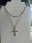 Adrian Layered Cross Necklace