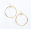 Lydia Hammered Hoop Earrings