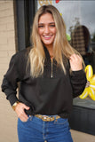 Layla Black Quarter Zip Jacket