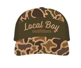 Local Boy Simple Script 7 Panel Hat
