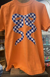 Checkered Bow Gameday Tee