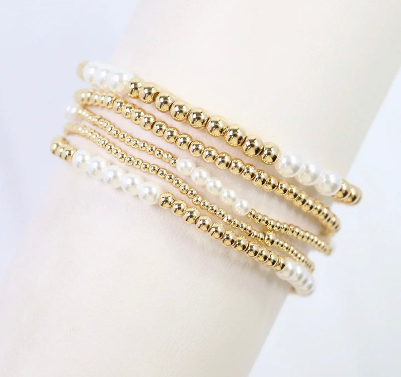 Bartlesville Pearl Beaded Bracelet