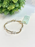 Hope Unwritten 6mm Bead Bracelet - Pearl