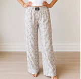 White Camo Lulu Mac Pants