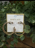 Braided Hoop Earrings