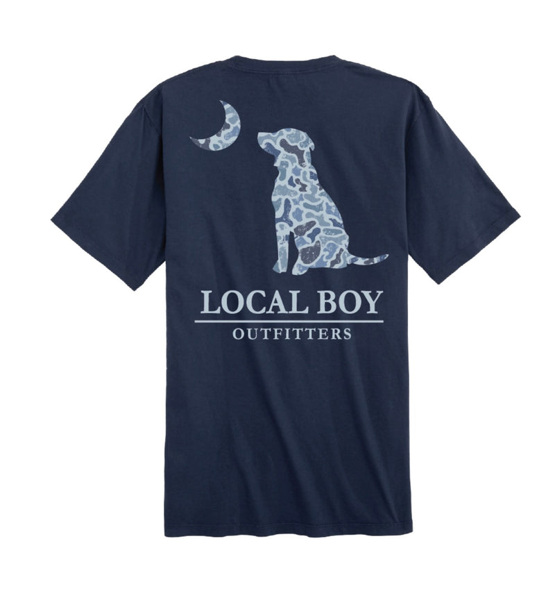 Local Boy Distressed Dog & Moon Tee - Toddler