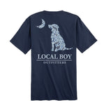 Local Boy Distressed Dog & Moon Tee - Toddler