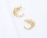 Bridgeton Alligator Stud Earrings