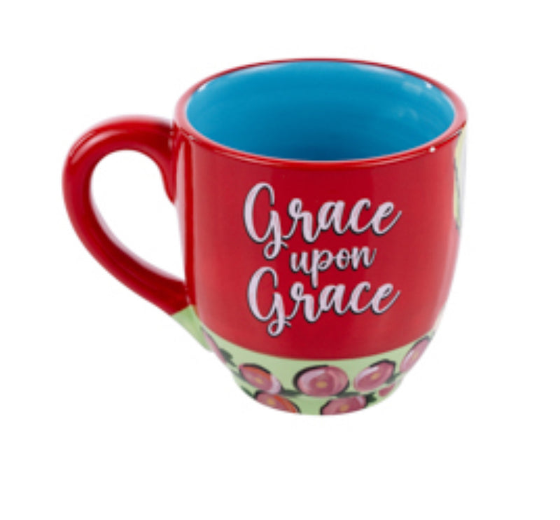 Red Church Mug