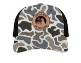Local Boy Light Camo Leather Patch Hat