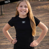 Youth Black Lulu Mac Baby Doll Tee
