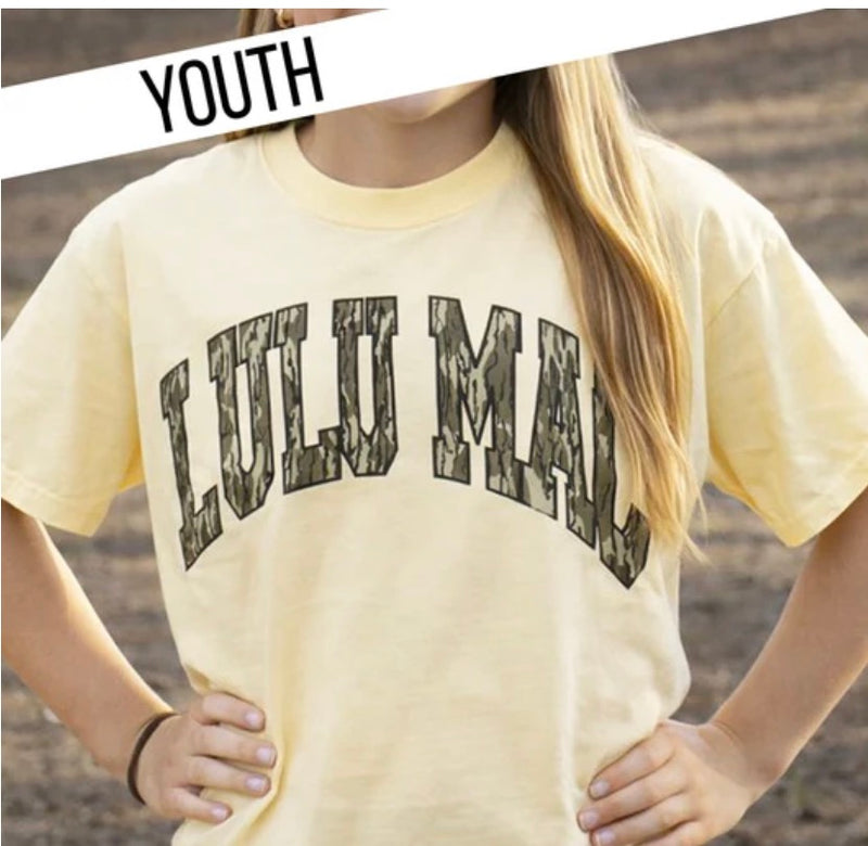 Lulu Mac Mossy Oak Camo Tee - Youth