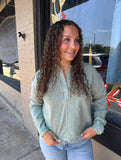 Maria Knit Collared Top