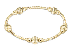 Purpose Dignity 6mm Bead Bracelet-Gold