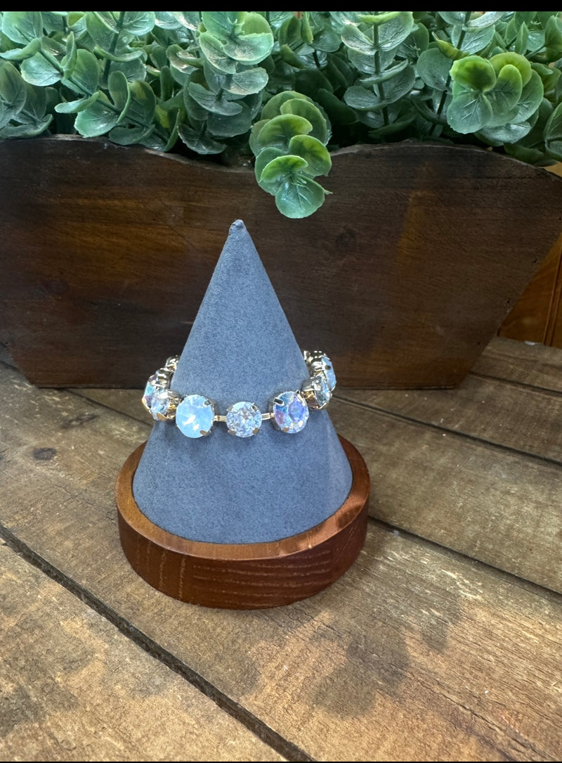 10 & 12mm Crystal Stone Bracelet