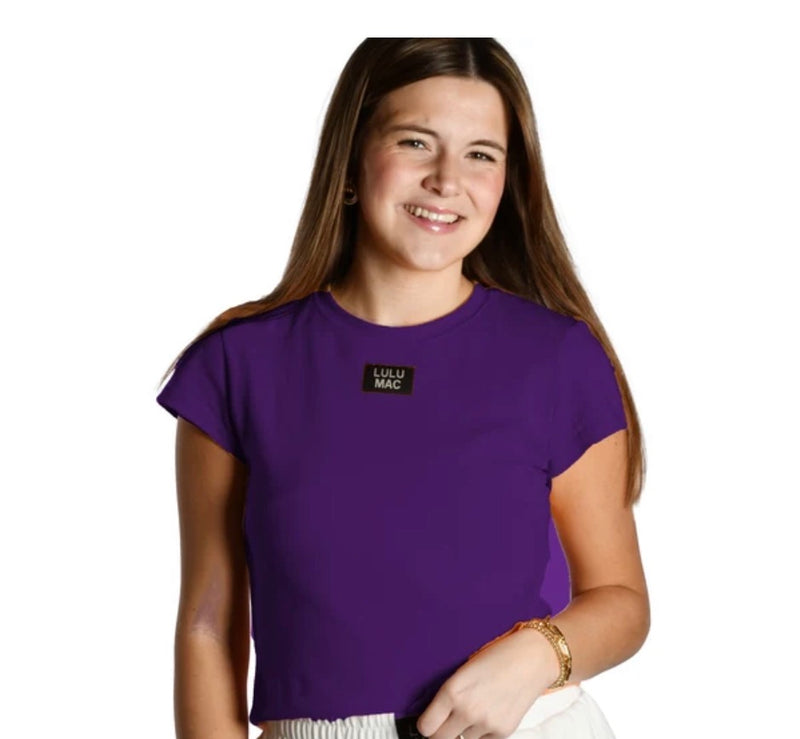 Purple Lulu Mac Baby Doll Top