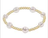 Enewton Extends - Admire Gold 3mm Bead Bracelet - Pearl
