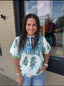 Thea White Floral Top