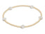 Egirl Signature Cross Gold Pattern 2mm Bead Bracelet