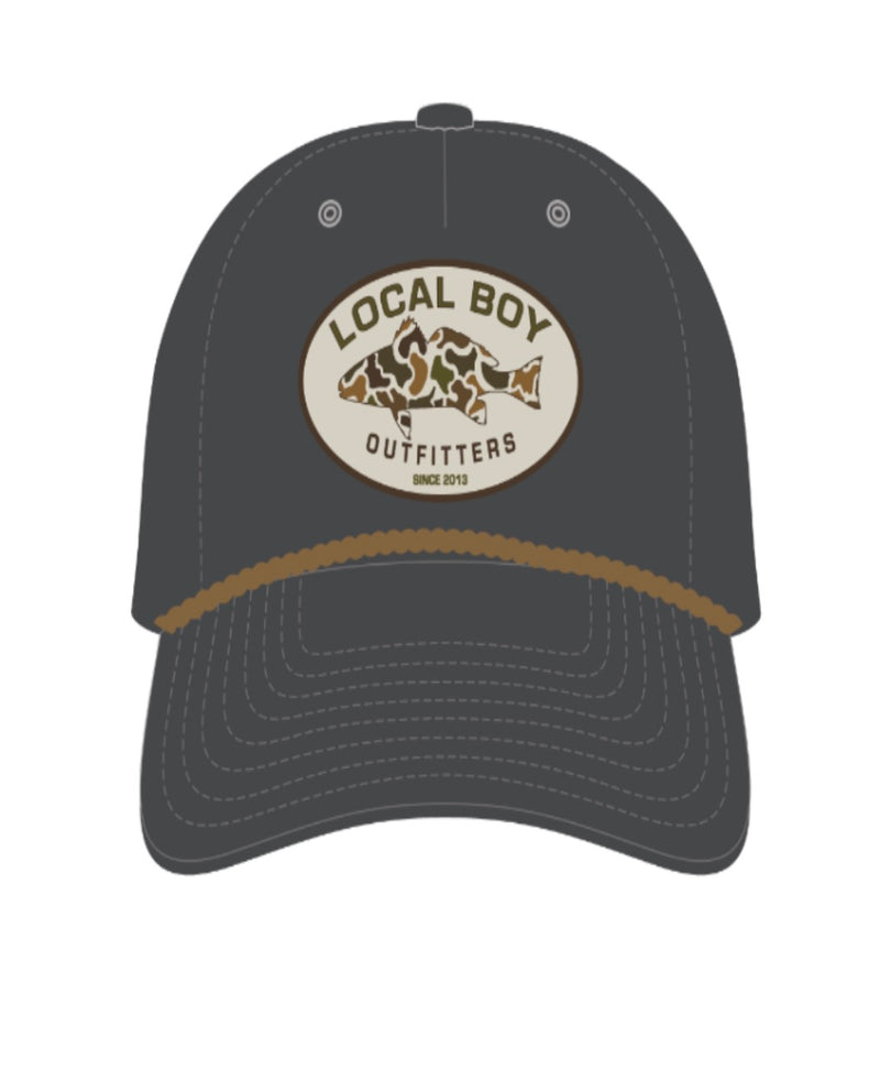 Vintage Redfish Patch Rope Hat