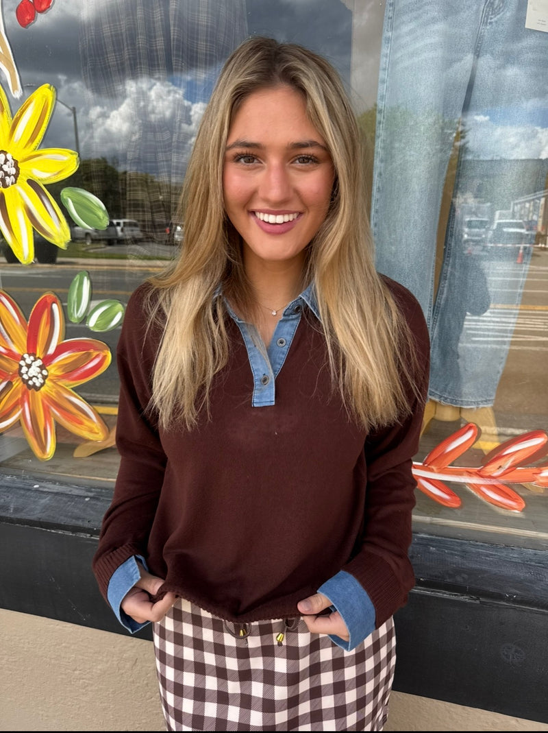 Demon Trim Knit Sweater