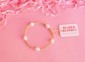 Pearl Poppi Bracelet Gold