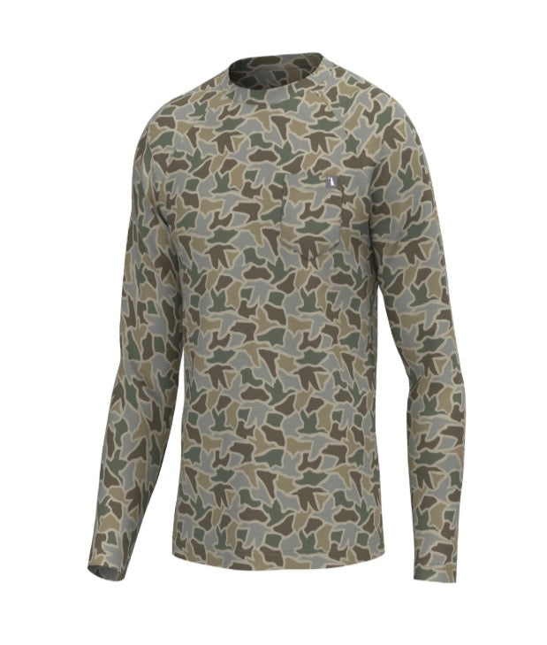 Heather Blend Crew Tee - Youth