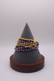 Purple & Yellow Gameday Bracelet Set