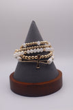 Gold Cross Bracelet Set