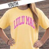 Pink Striped Lulu Mac Tee - Youth