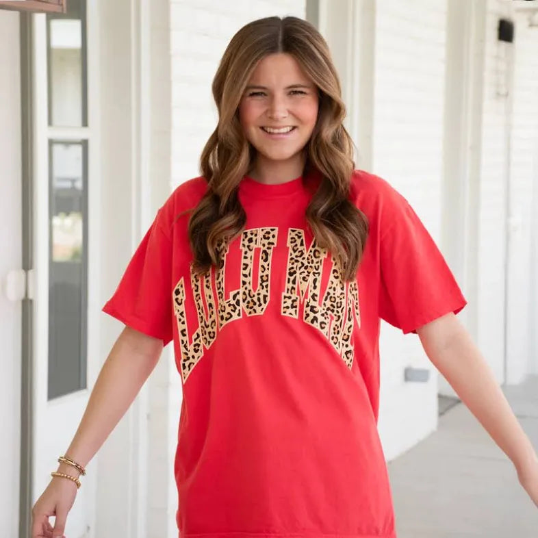 Leopard Lulu Mac Tee - Adult
