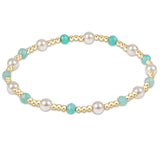 Pearl Sincerity 4mm Gem Bracelet- Amazonite