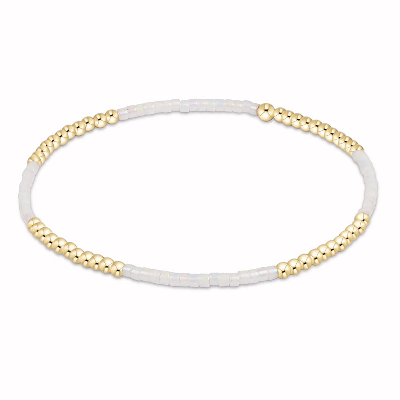 Hope Blissful Bracelet - Silky White