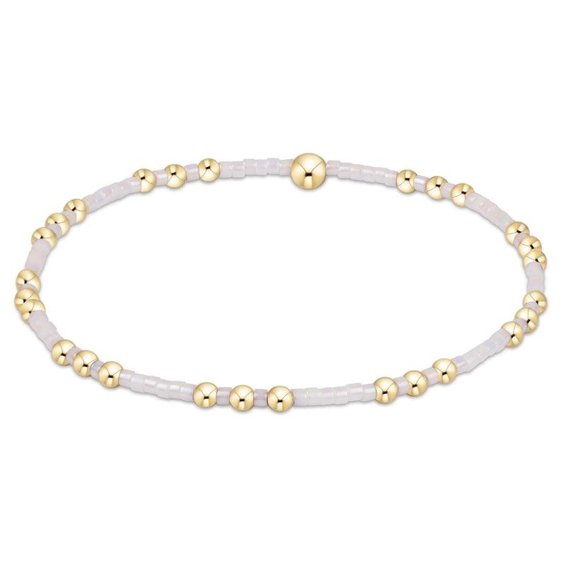 Hope Joy Bracelet - Silky White