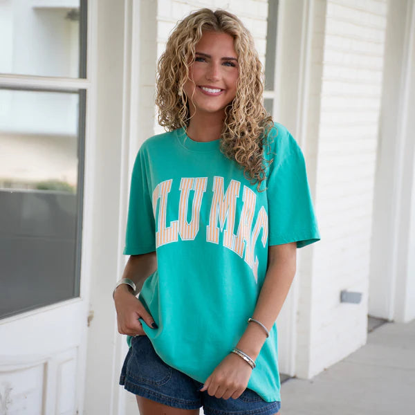 Striped Lulu Mac Tee - Adult