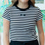 Lulu Mac Striped Babydoll Top