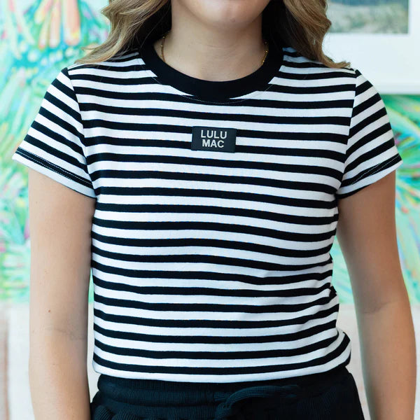 Lulu Mac Striped Babydoll Top