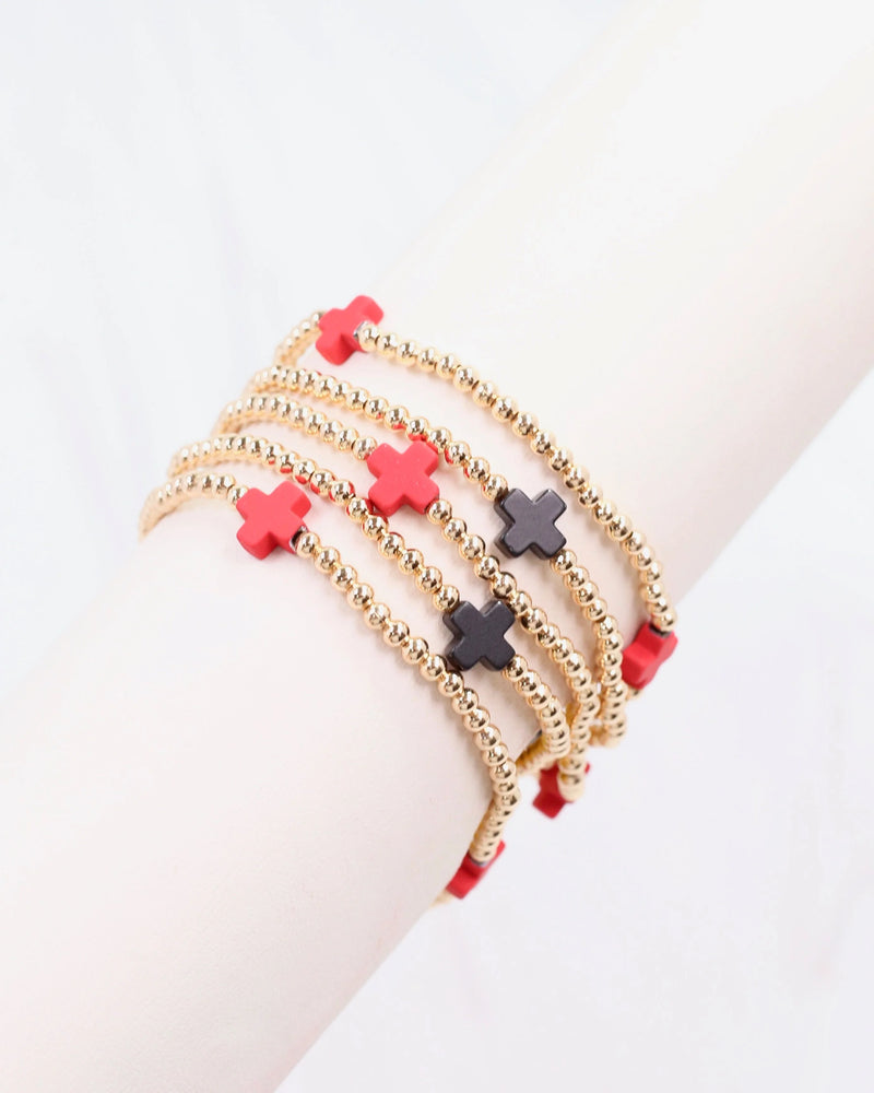 Brittany Cross Bracelet Set