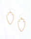 Ciara Hammered Arrowhead Dangle Earring