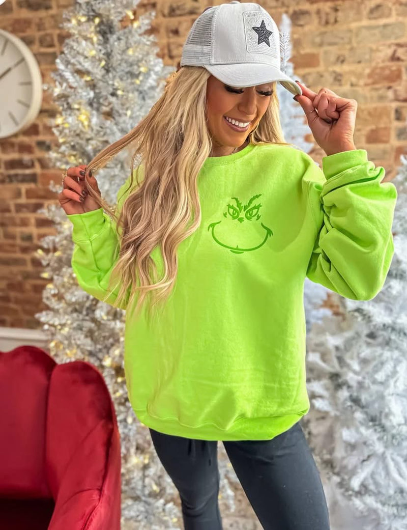 Grinch “You’re a mean one” Crewneck