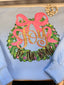 Joy To The World Wreath Crewneck