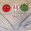 Smiley Face Merry Christmas Crewneck