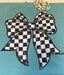 Checkered Bow Tee