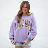 Leopard Lulu Mac Sweatshirt - Adult