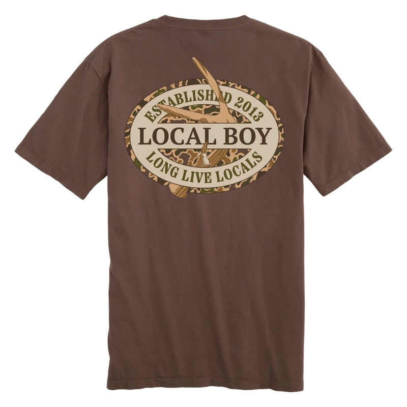 Old School Antler Oval Tee - Youth