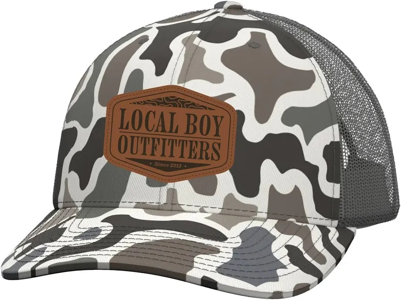 Topo Leather Trucker Hat