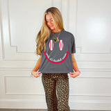 Smile it’s Baseball Season Cropped Tee