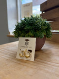 Crystal Rounded Double Hoop
