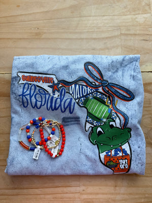 Gameday State Bow Tshirt