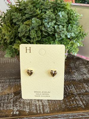 Heart Studs